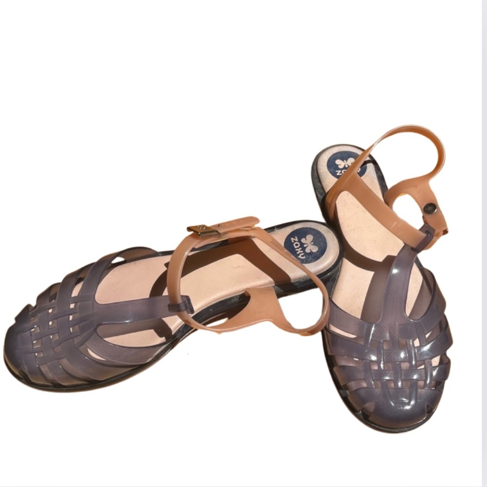 2/$20 Zaxy jelly shoes - Made in Brazil